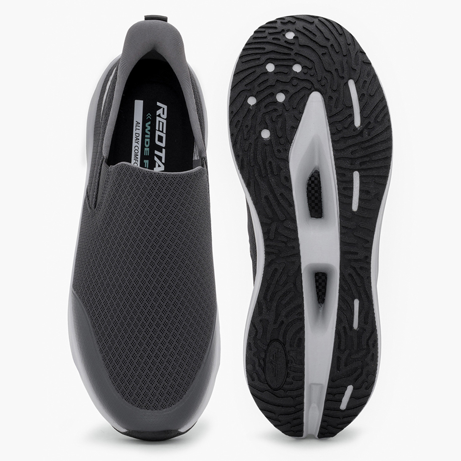 Image of RED TAPE Walking Slip-On Shoes for Men for Everyday Comfort | Low-Cut Walking Shoes. Walking Shoes For Men
