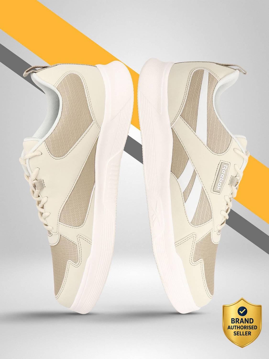 REEBOK Streetcourt Vortex Men's Beige Sneakers - Image 1