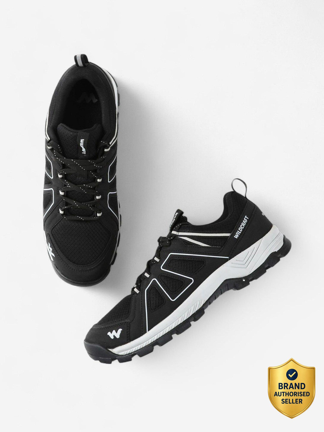 Image of Wildcraft Men Outrider 3 LA, Outdoor Shoe, Black, 7 Outdoors For Men