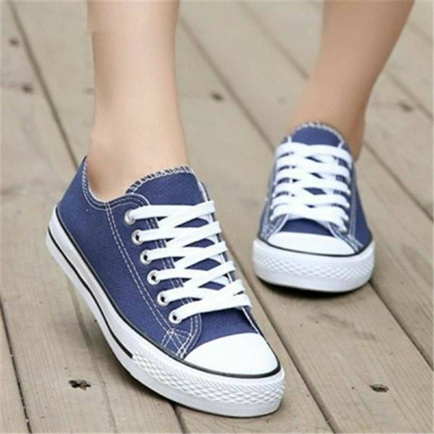 Jumpink Slip On Sneakers For Men Blue - Image 3