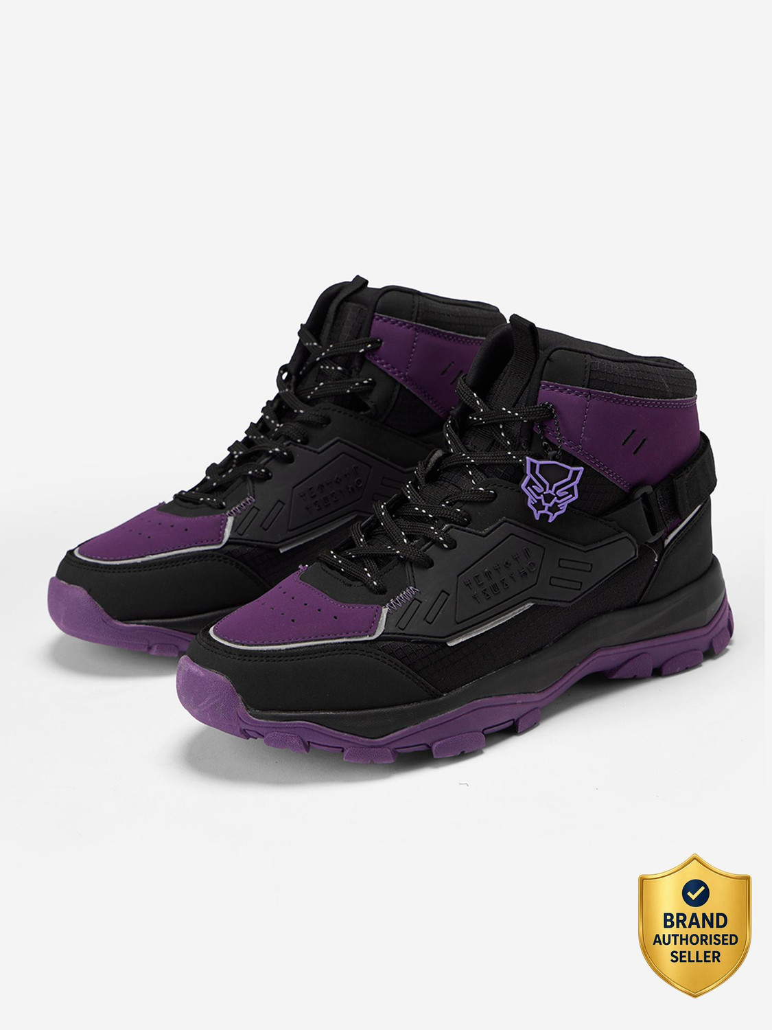 The Souled Store Black Panther: Warrior Sneakers For Men