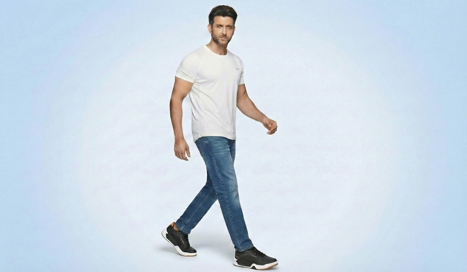 Image of HRX by Hrithik Roshan HRXECSP688BK Sneakers For Men