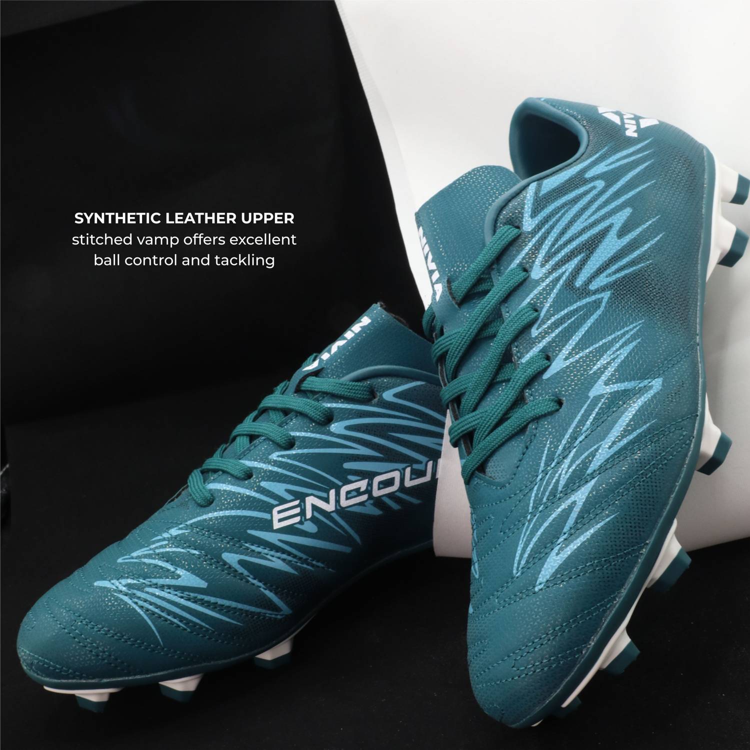 NIVIA Encounter 11.0 Men's Football Shoes Green - Image 3