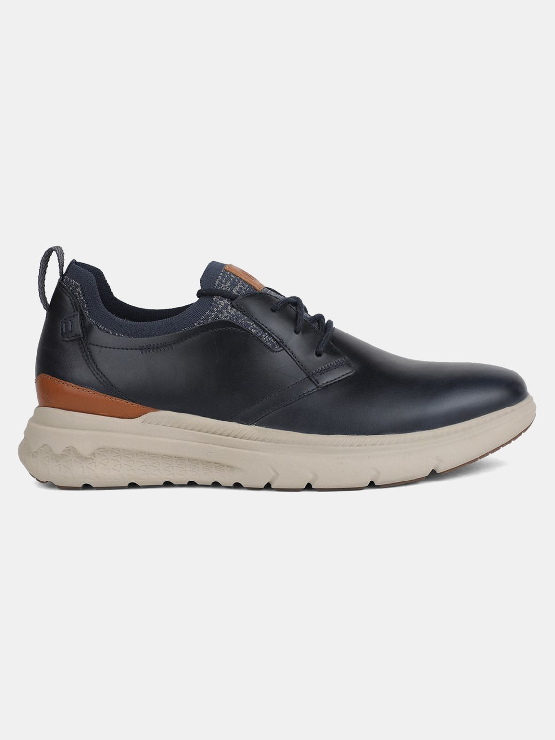 Image of HUSH PUPPIES Hush Puppies Men Casual Lace Up Derby Shoes - Navy Blue (9Uk) Derby For Men