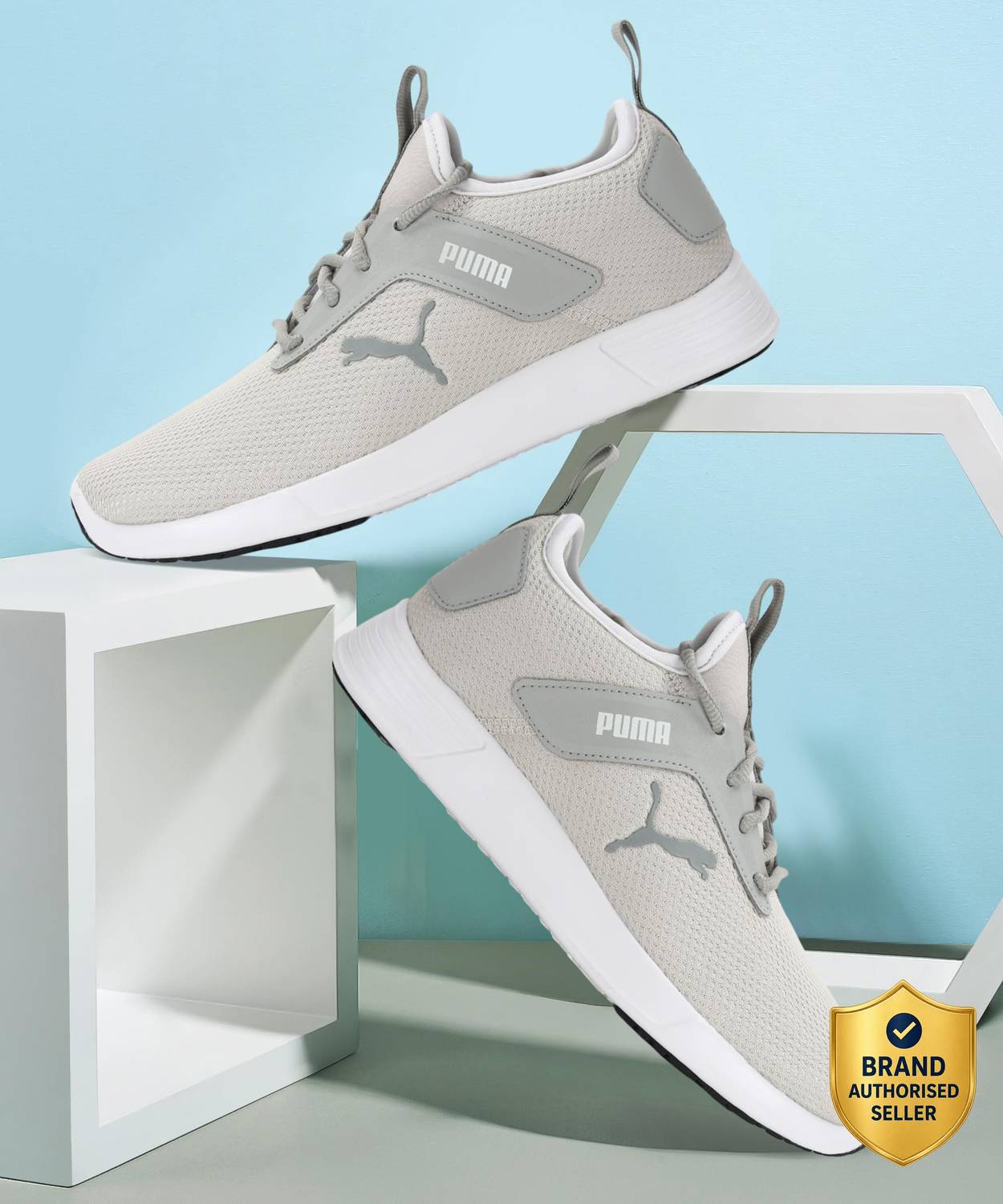 PUMA Static Training & Gym Shoes For Men, Gray - Image 1