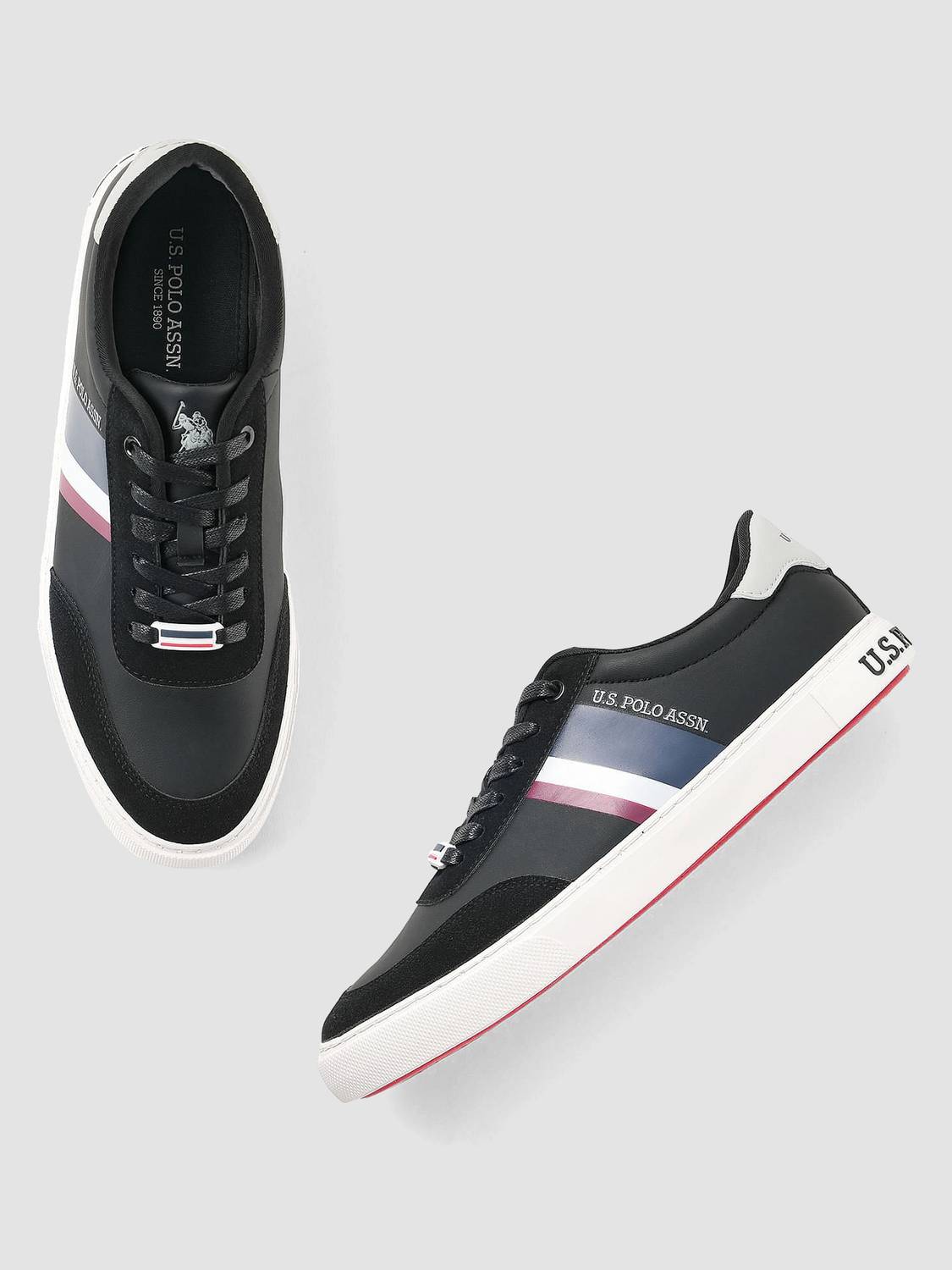 U.S. POLO ASSN. Kriester 3.0 Black Men's Sneakers - Image 3