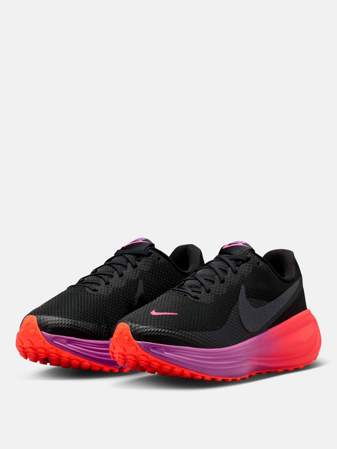 Image of NIKE Revolution 8 Running Shoes For Women (Black, 7)