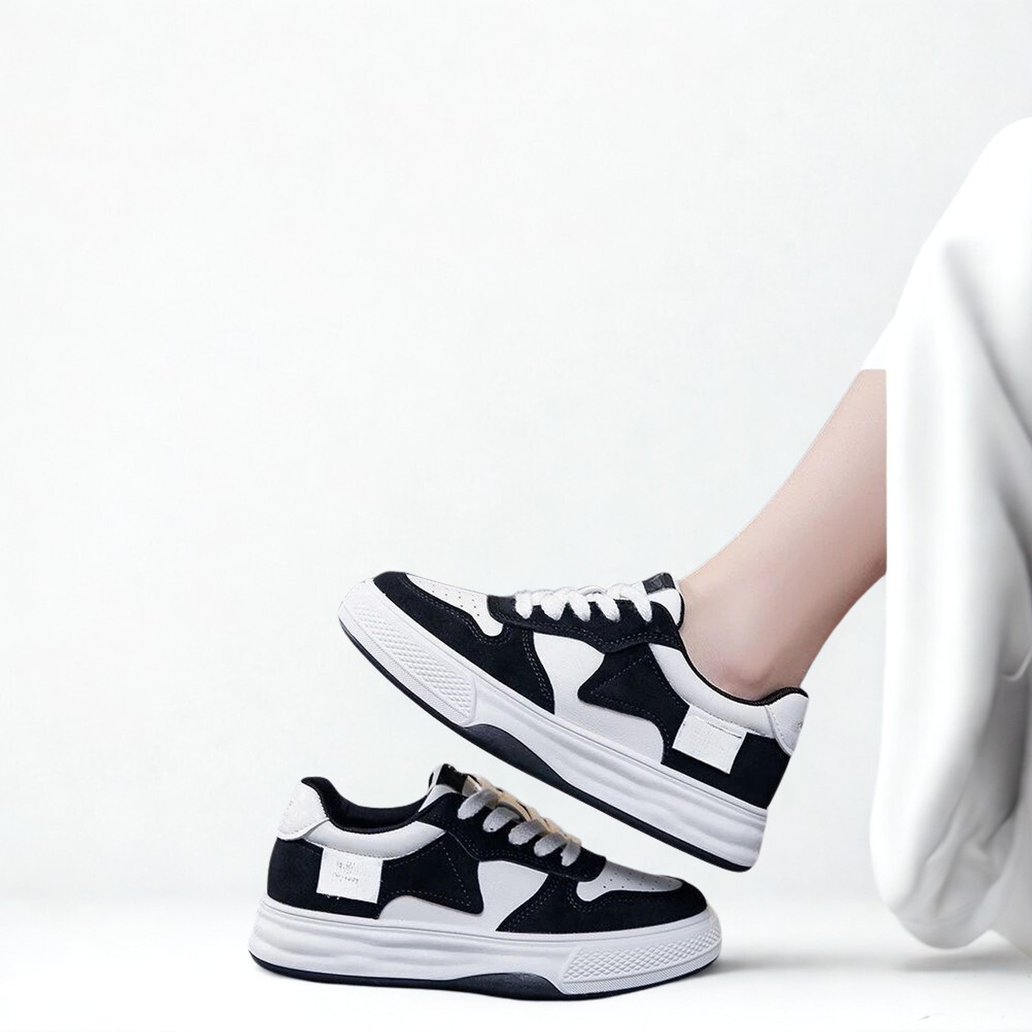 Image of Rising Monk Sneakers Casual | Lace-Up Lightweight Casuals For Women