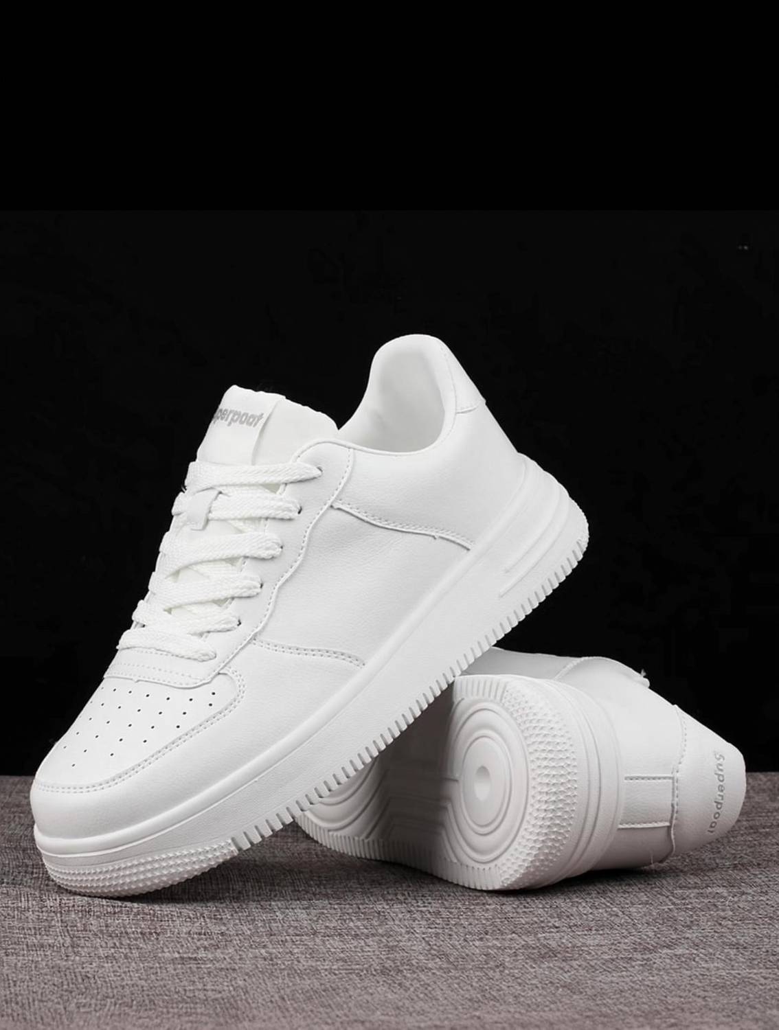 Labbin Casual White Sneakers for Boys and Men