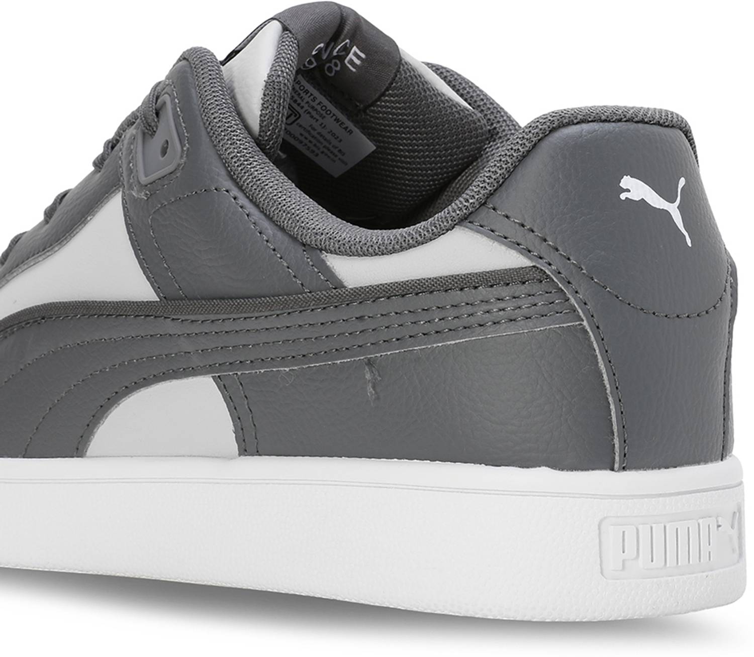 PUMA Court Gamer Gray Sneakers For Men - Image 4