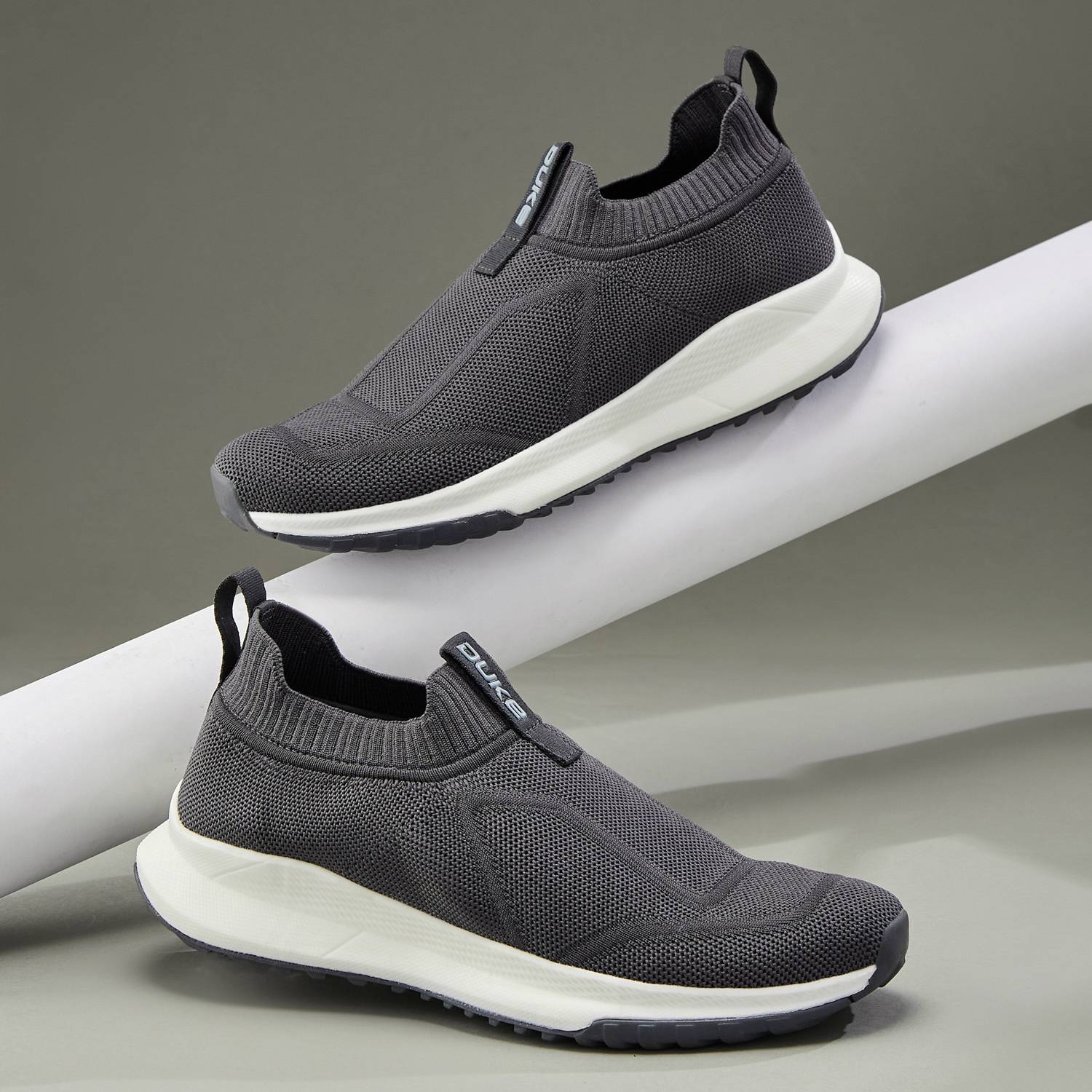 DUKE Walking Shoes for Men, Gray