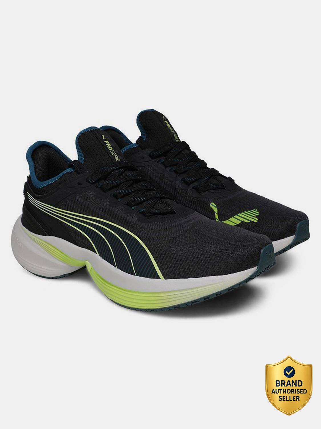 PUMA Conduct Pro Black Running Shoes For Men - Image 1