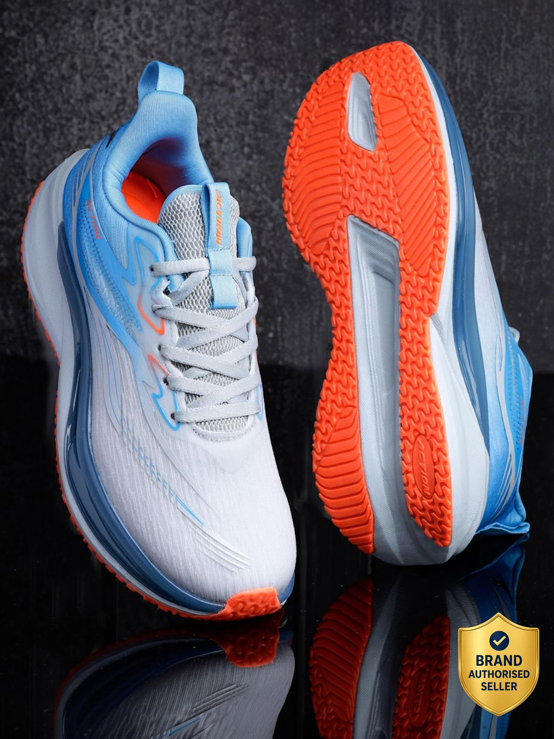 Image of action TURBO-2401 Comfortable Lightweight Breathable Durable Sports Lace Ups Running Shoes For Men