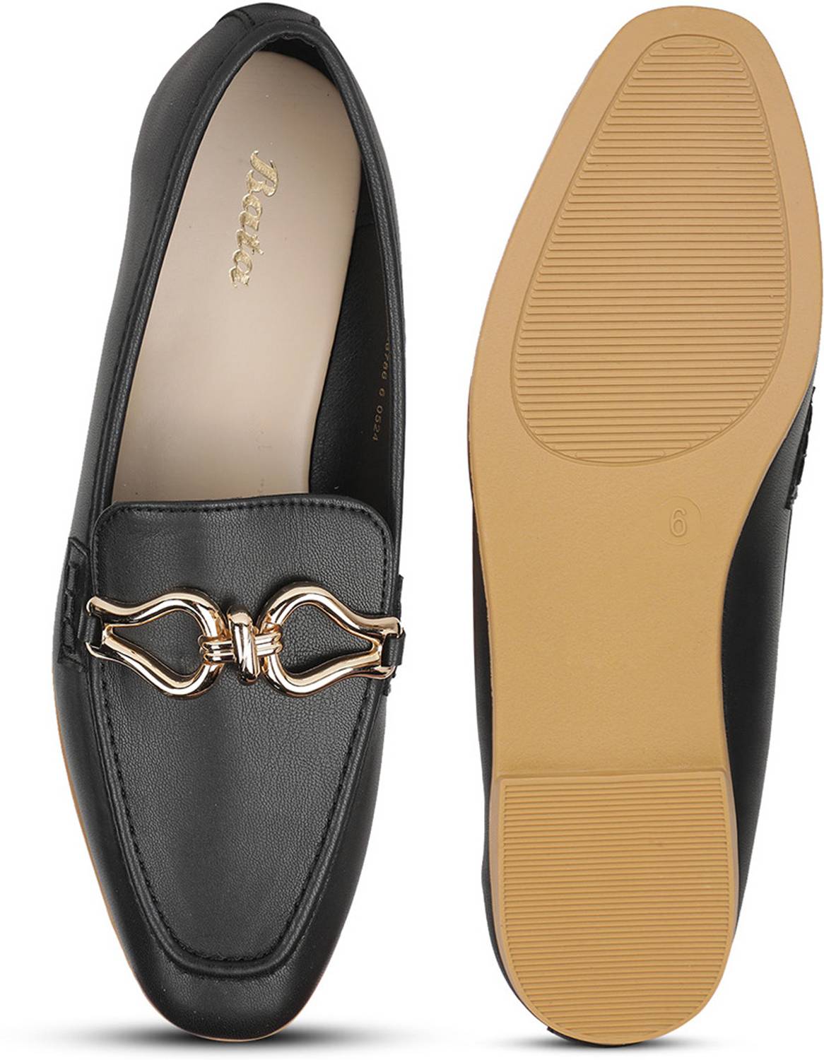 Bata Mocassin For Women (Black , 7)