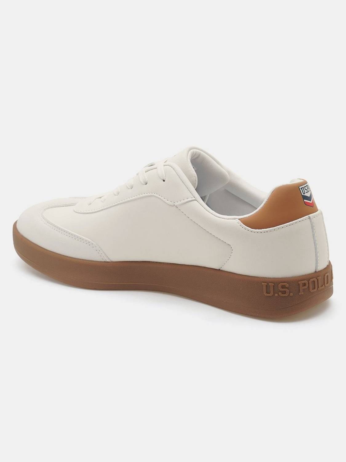 U.S. POLO ASSN. Men's Beige Sneakers - Image 4
