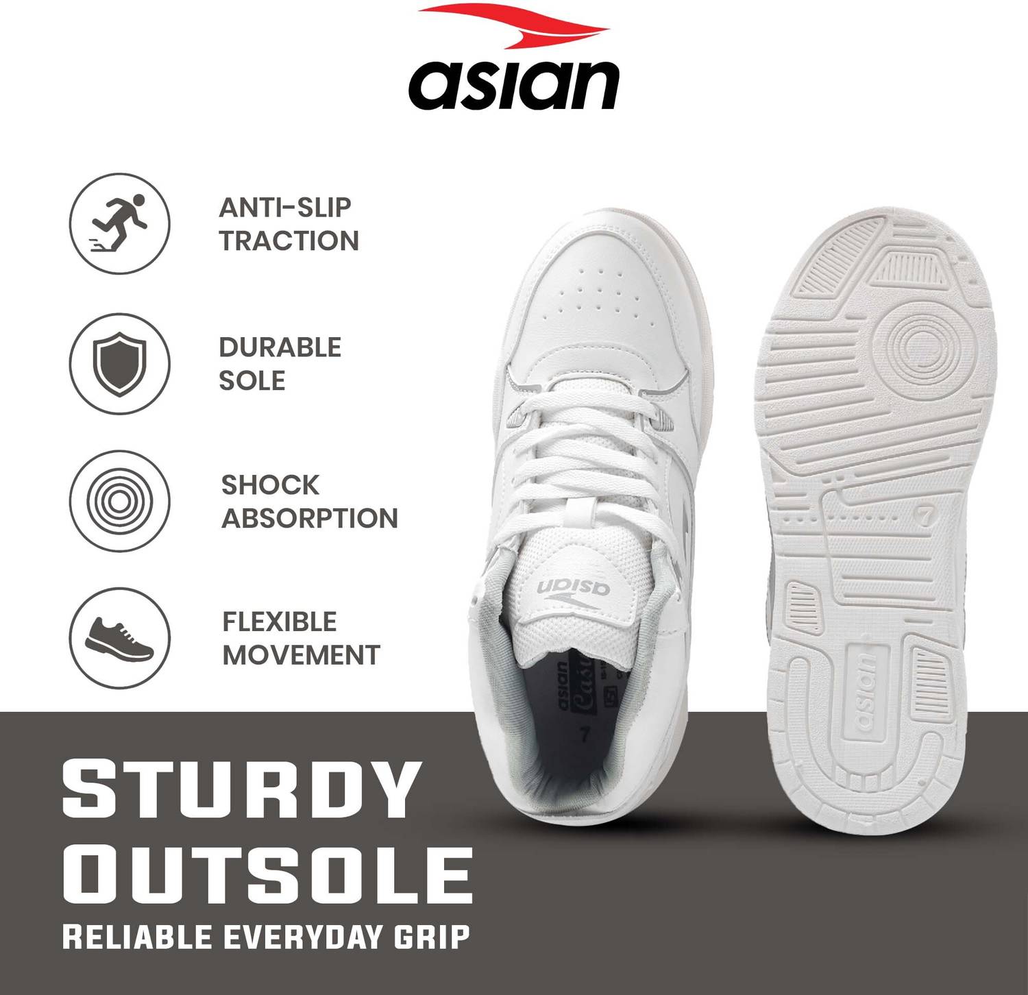 Asian Tango-11 High Top Sneakers for Men - Image 3