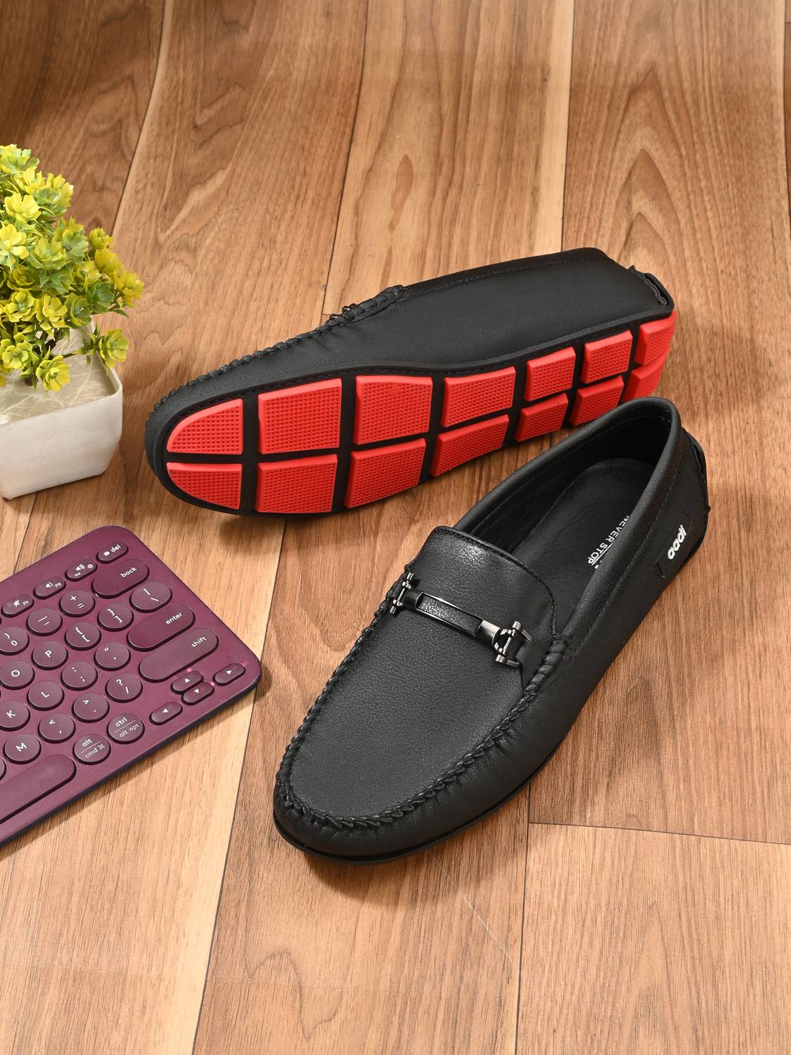 aadi Men's Comfortable Lightweight Fashionable Outdoor Slip On Casual Moccasins Loafers For Men
