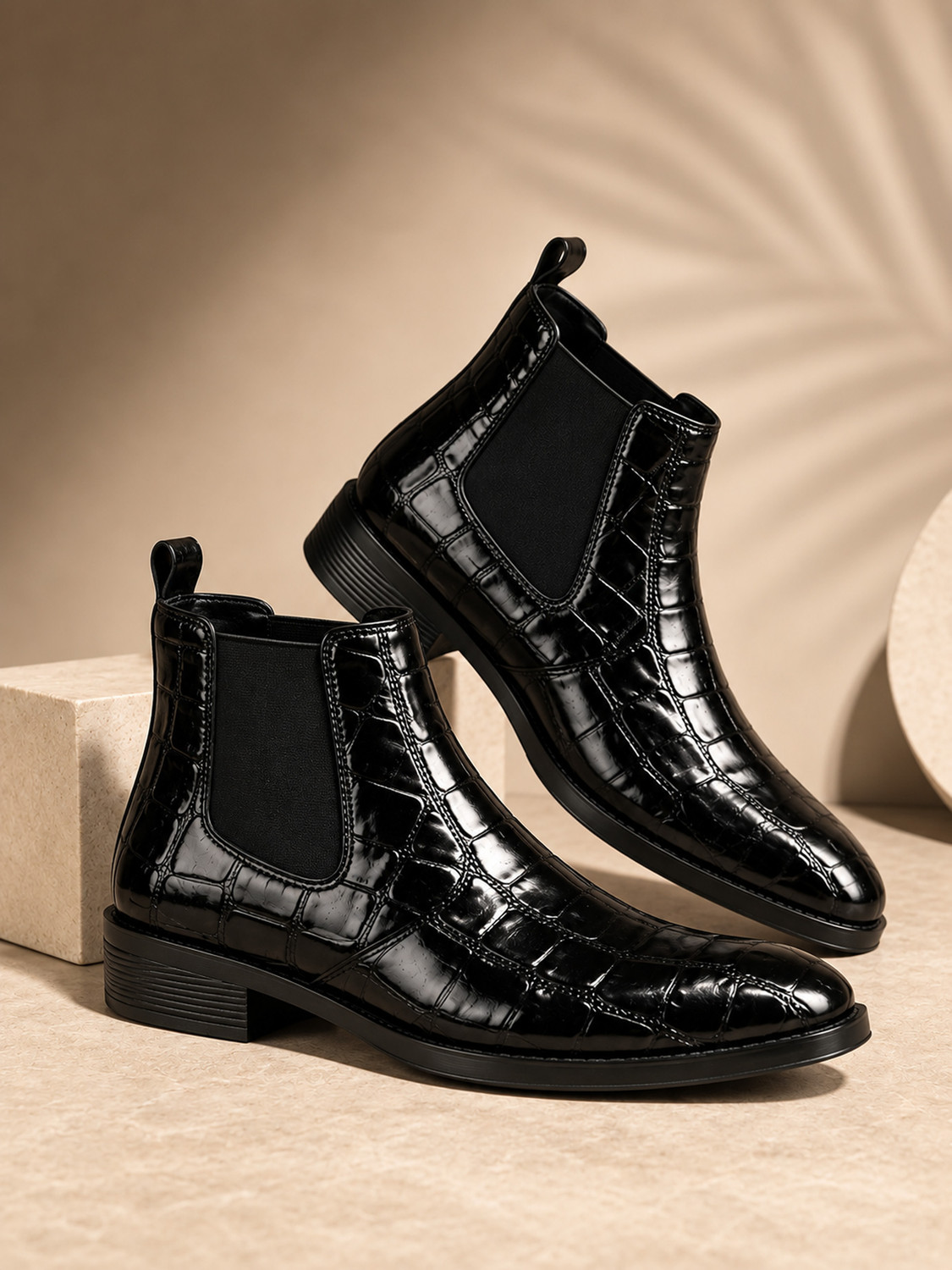 Image of KILLER Chelsea Boot Boots For Men (Black, 8)
