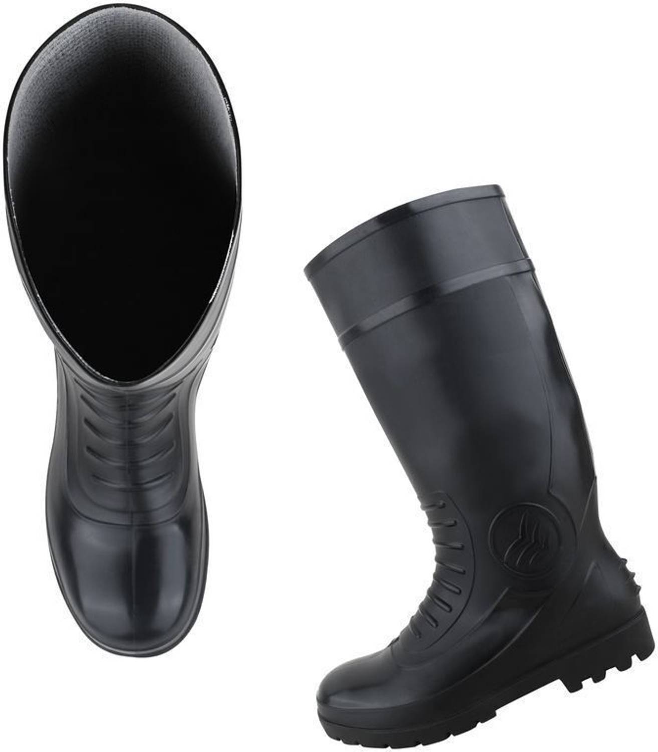 FOOT TRENDS Industrial Safety Gumboots, 15-inch, Oil and Acid