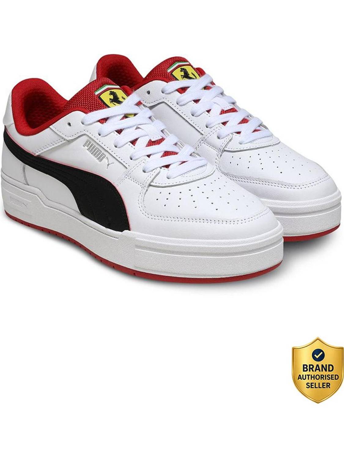 PUMA Ferrari CA Pro IN Sneakers For Men White - Image 1