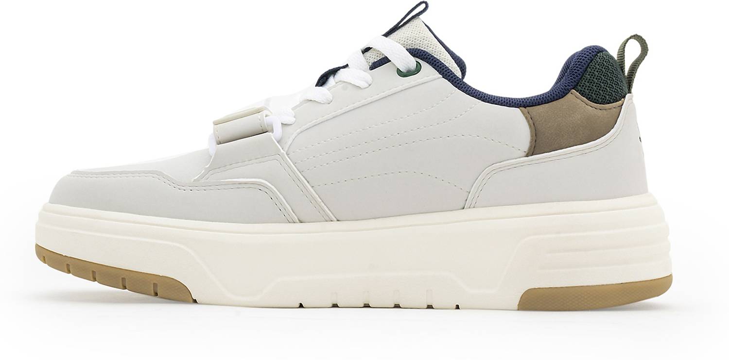 RED TAPE Low Cut Lifestyle Sneakers for Men in Beige Navy - Image 3