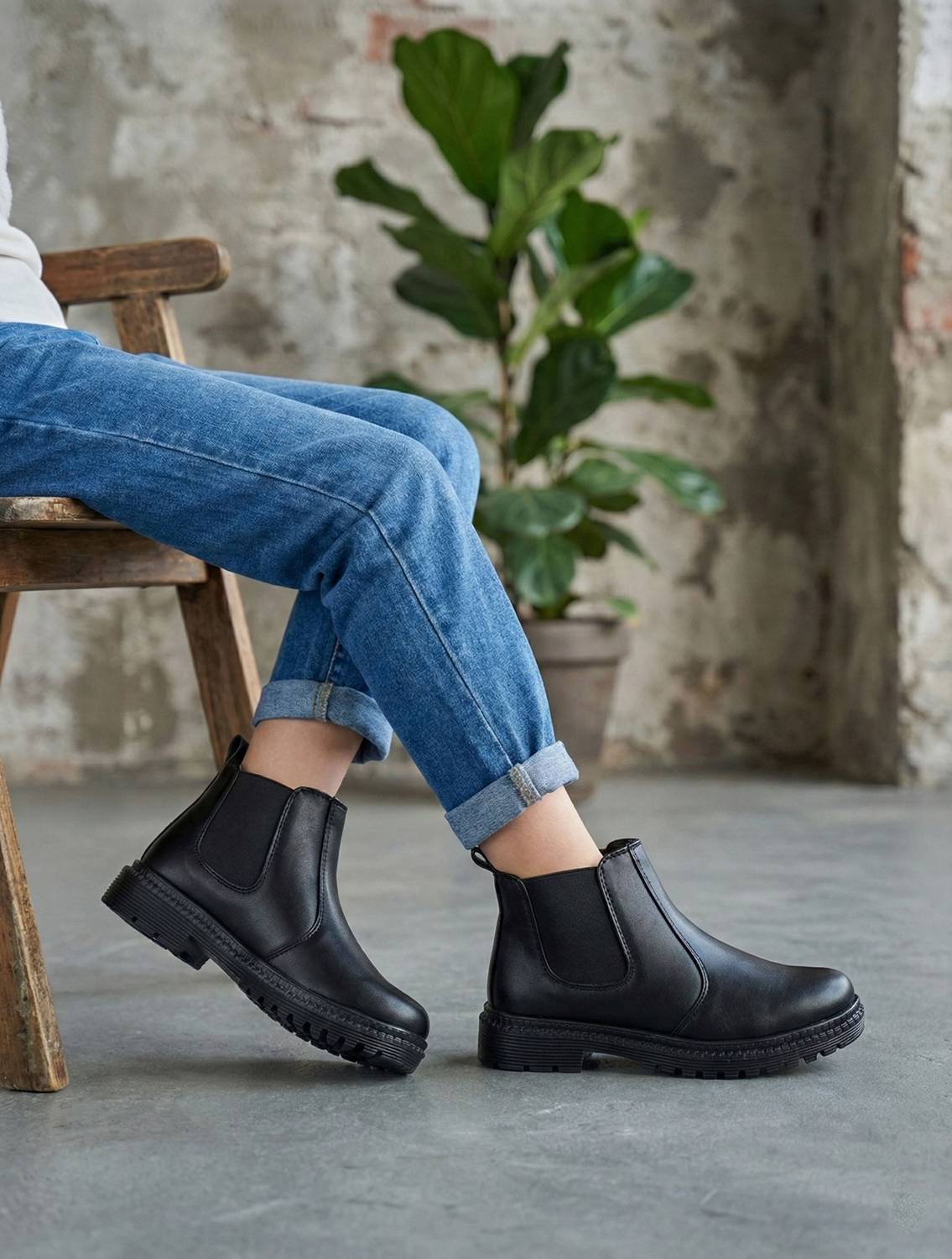 Next Fashion Synthetic Leather Chelsea Boots For Men - Image 3