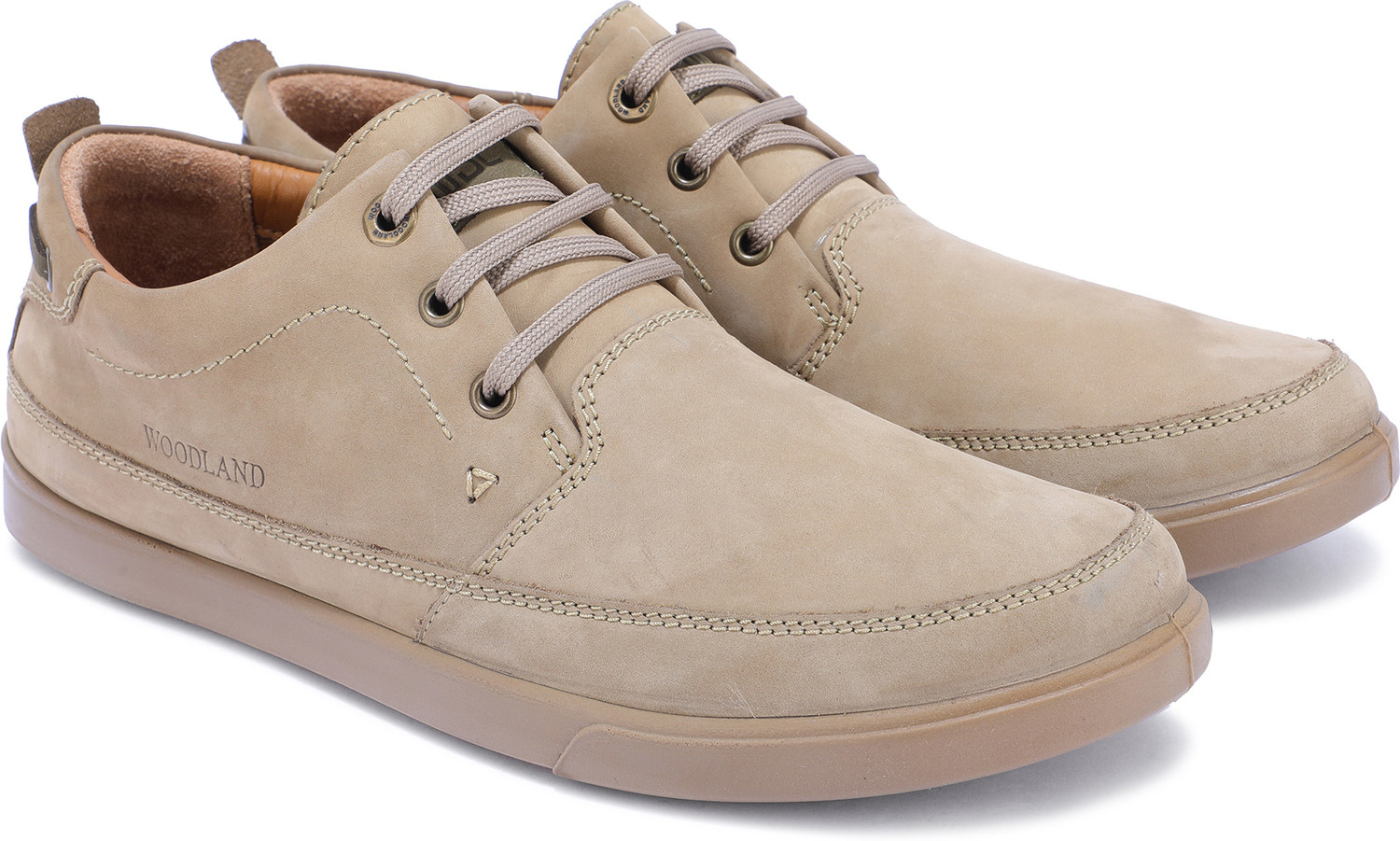 Image of WOODLAND Lace Up Lightweight Breathable Comfortable Daily Use Casuals For Men
