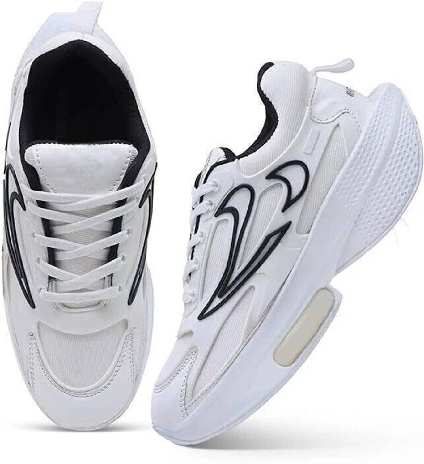 STREETLOOK White Running Shoes for Men - Image 3