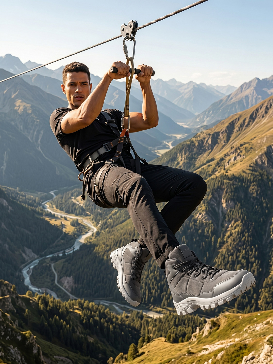 Image of HRX by Hrithik Roshan HX-362 02 Hiking & Trekking Shoes For Men