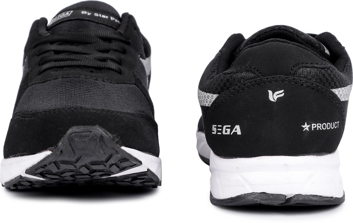 Image of SEGA Black Marathon Running Shoes For Men
