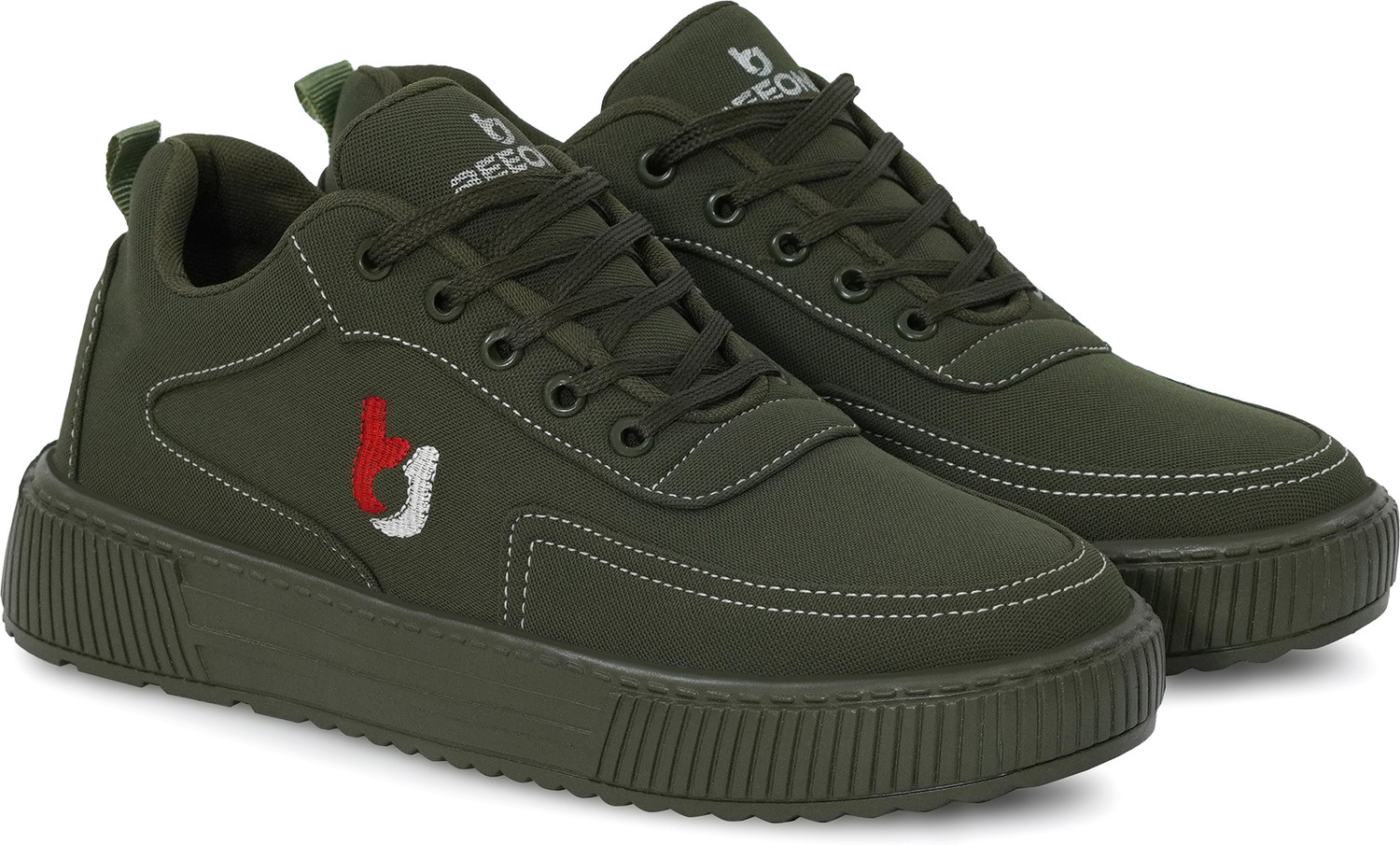 Image of BeeOne Men's Stylish Lace-Up Casual Sneakers for Everyday Comfort Casuals For Men