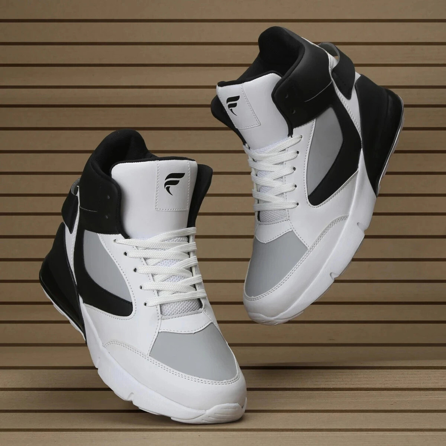 Image of Field Care AIRWALK Sports Casual High-Top Comfort Stylish Shock-Absorbing Ankle Shoes High Tops For Men
