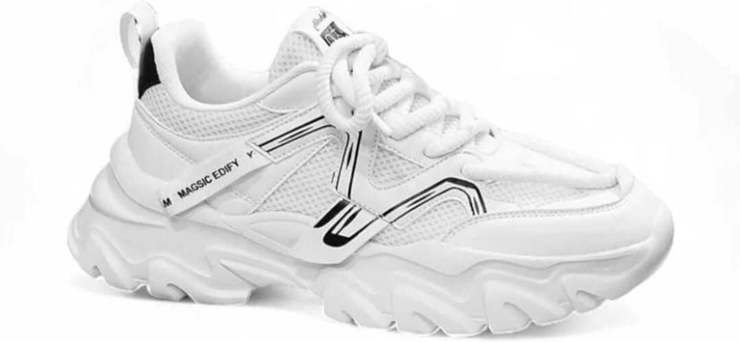 tigonis Men's White Sneakers - Image 5