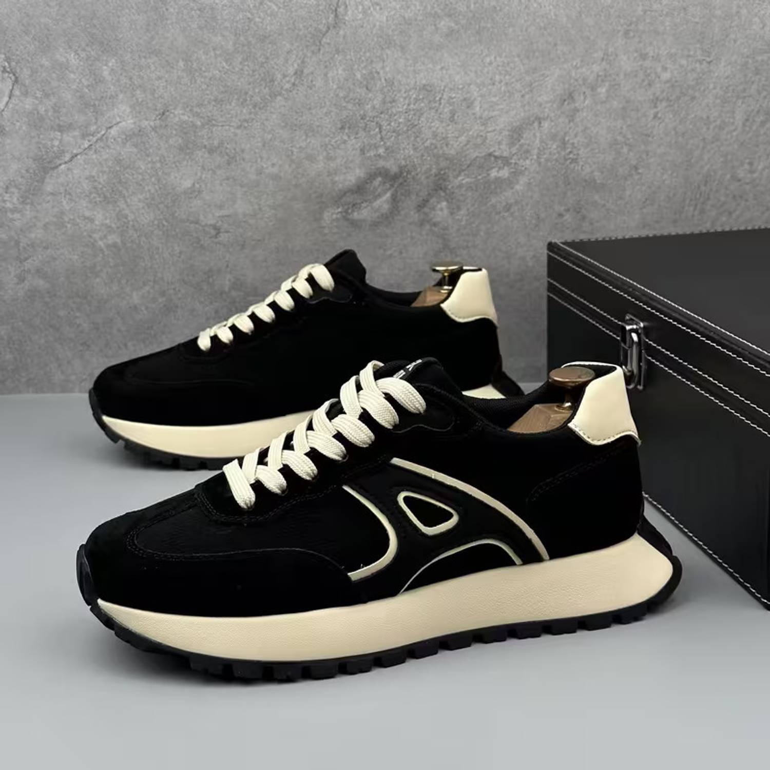 Echor Black Sneakers Men - Image 4