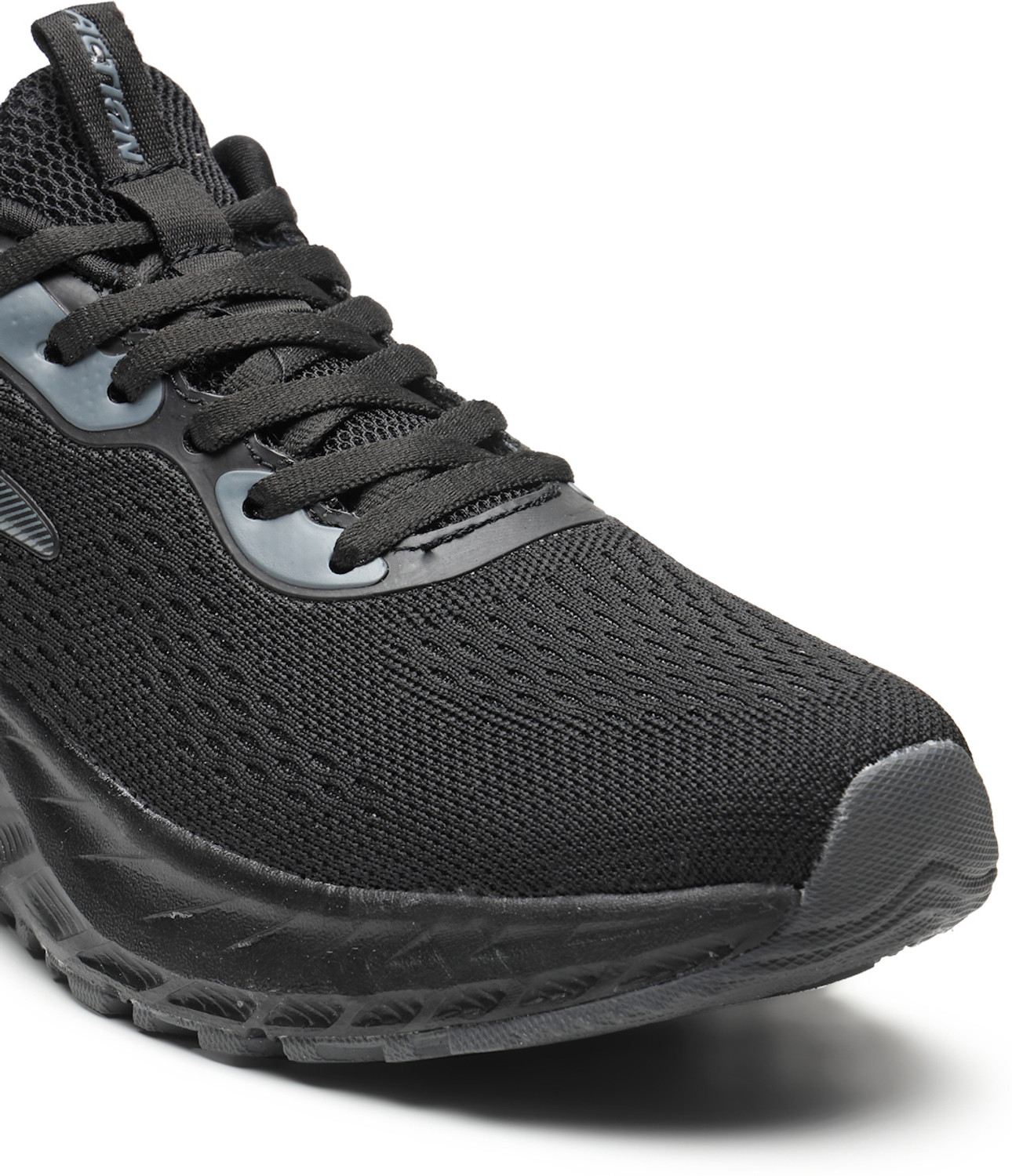 Image of action Athleo NITRO-1501 Lightweight Breathable Comfortable Sports Lace-Ups Running Shoes For Men