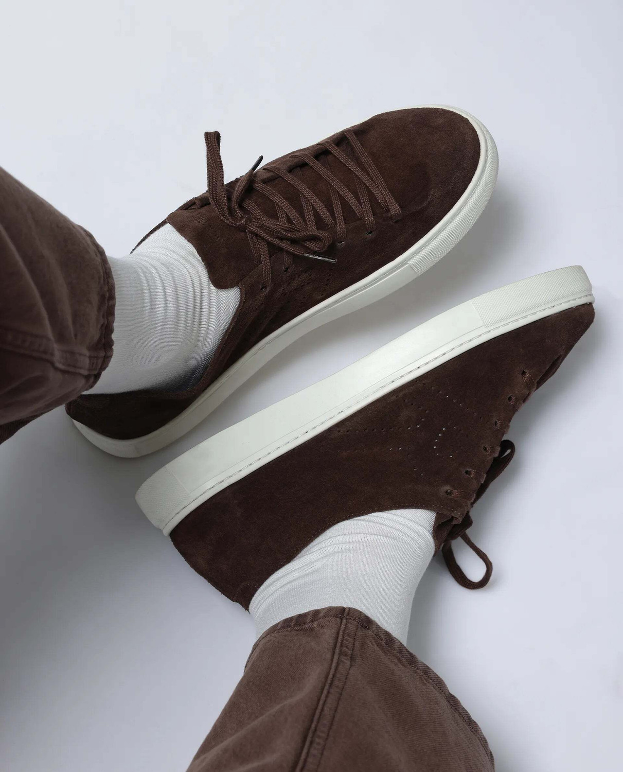 RARE RABBIT SKIN BROWN PRIMARY Sneakers For Men