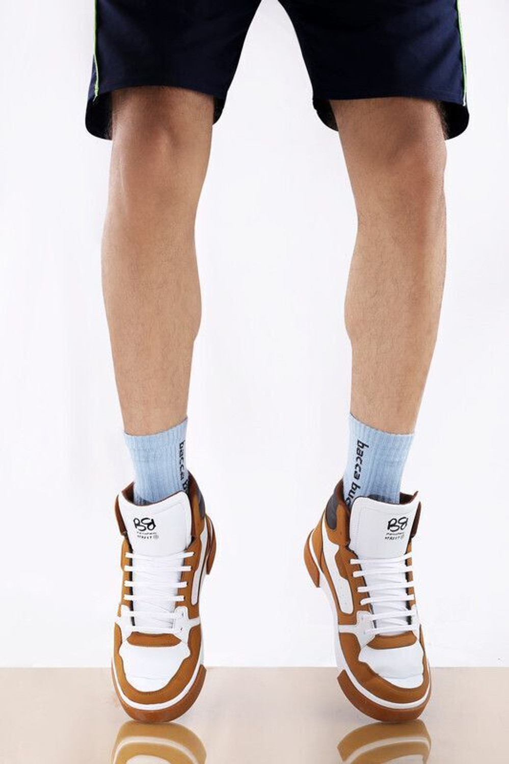 Image of bacca bucci STALK Classic High-Top Sneakers For Men