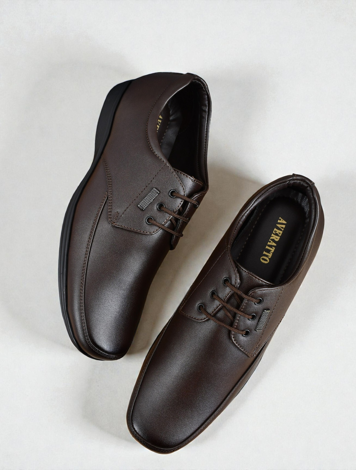 Image of Averatto Formal Leather Shoes |Professional Office Shoes Lace Up For Men Party Wear For Men