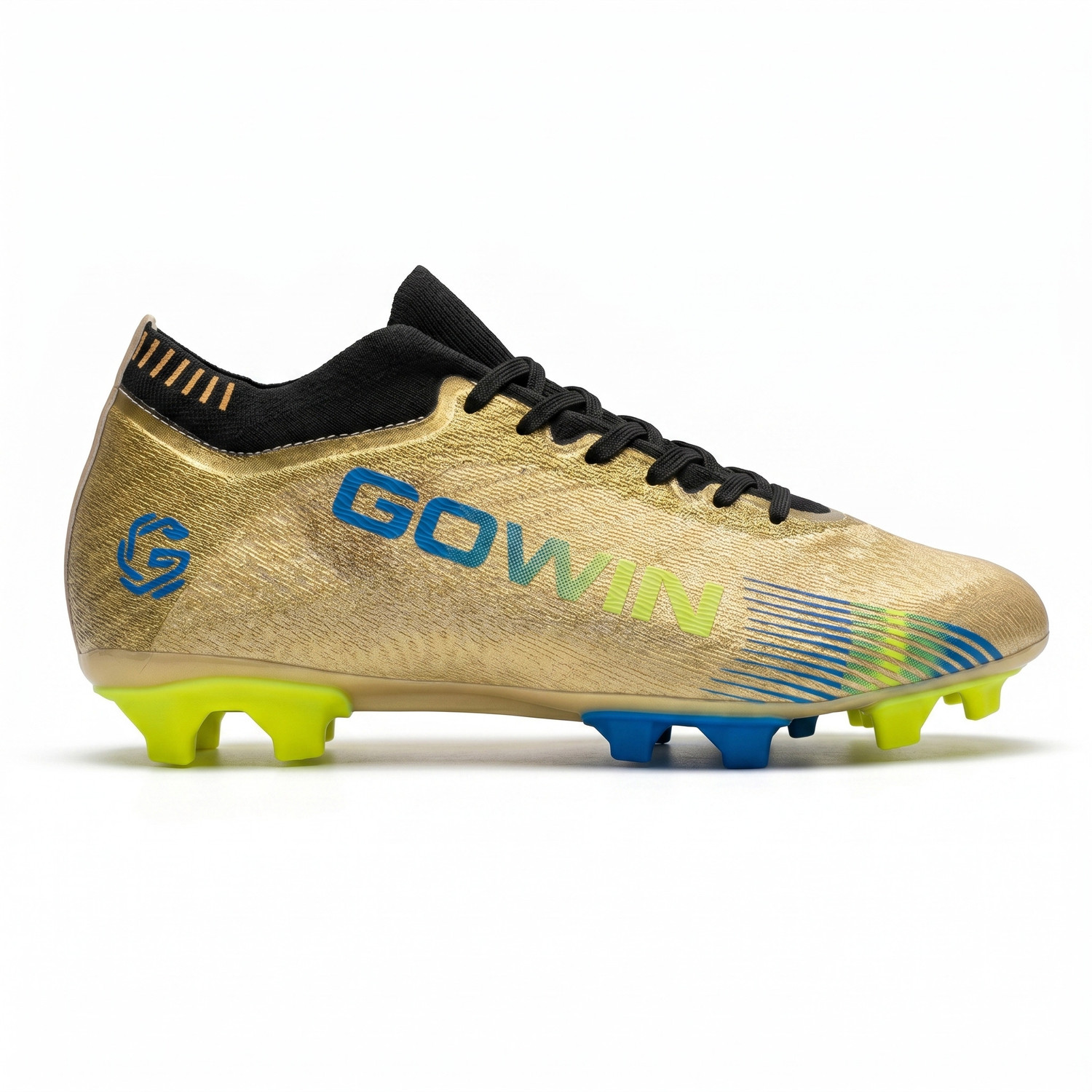 Image of GOWIN Inspire FG Football Shoes, Knitted TPU Upper, Sole, Hard Ground & Grass Football Shoes For Men