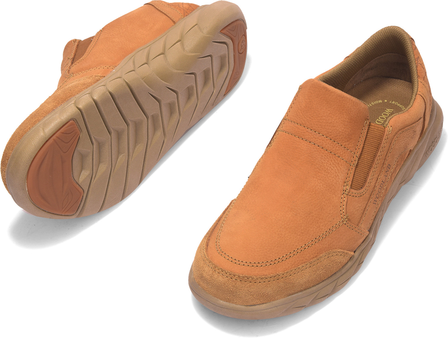 Image of WOODLAND Slip On Lightweight Comfortable Easy Wear Casuals For Men