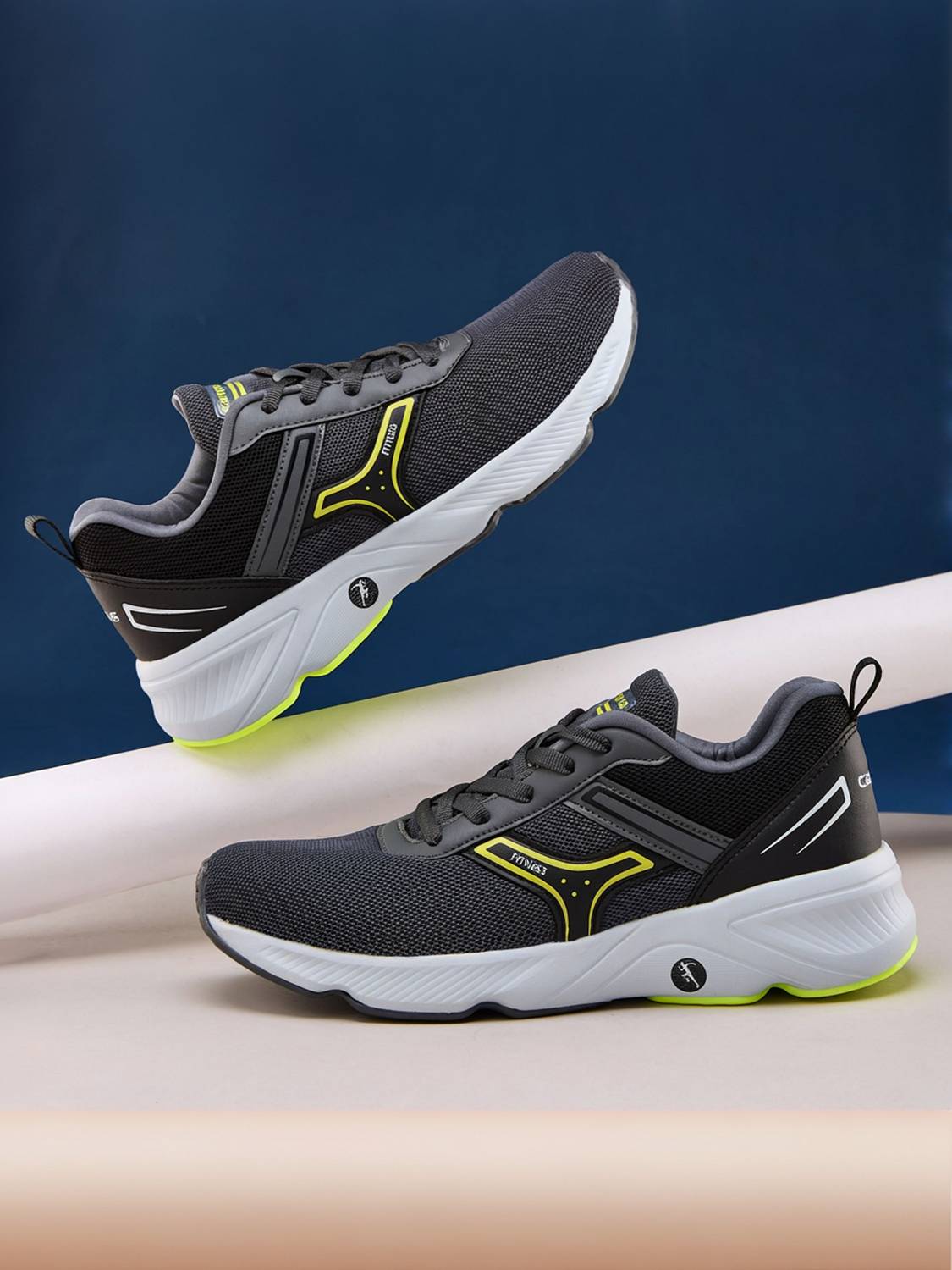 CAMPUS HURRICANE Running Shoes For Men (Grey , 10)