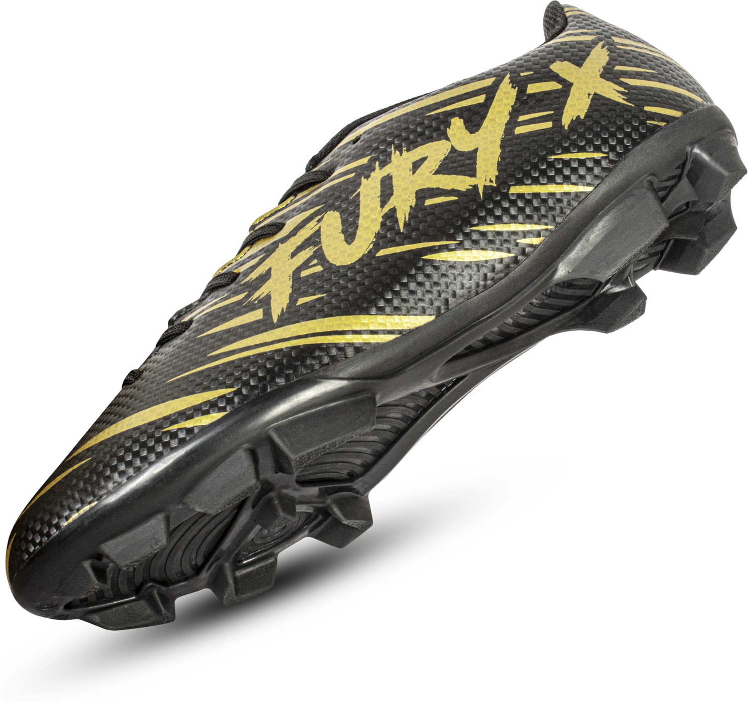 football cleats black and yellow