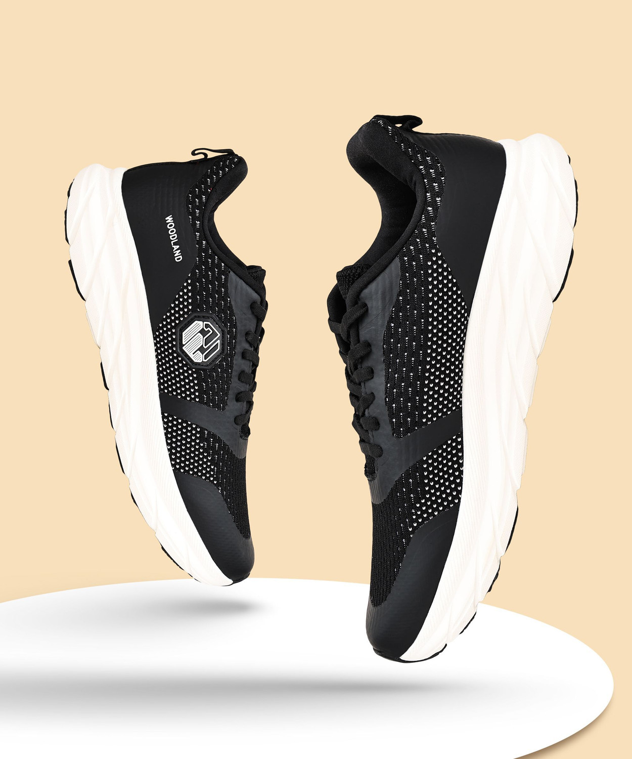 Image of WOODLAND Running Workout Lightweight Breathable Performance Running Shoes For Men