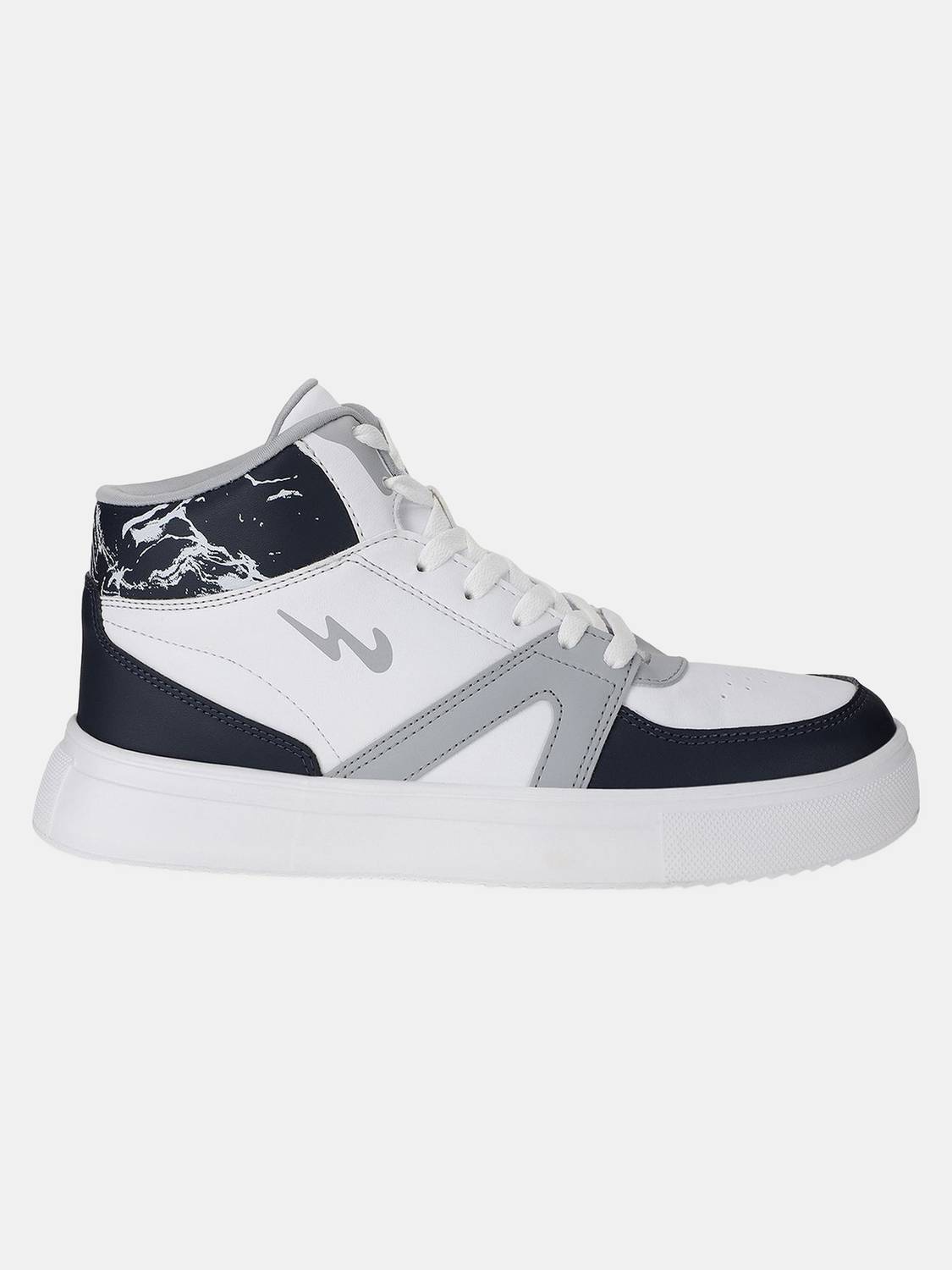 CAMPUS FENCE Men's White Sneakers - Image 5