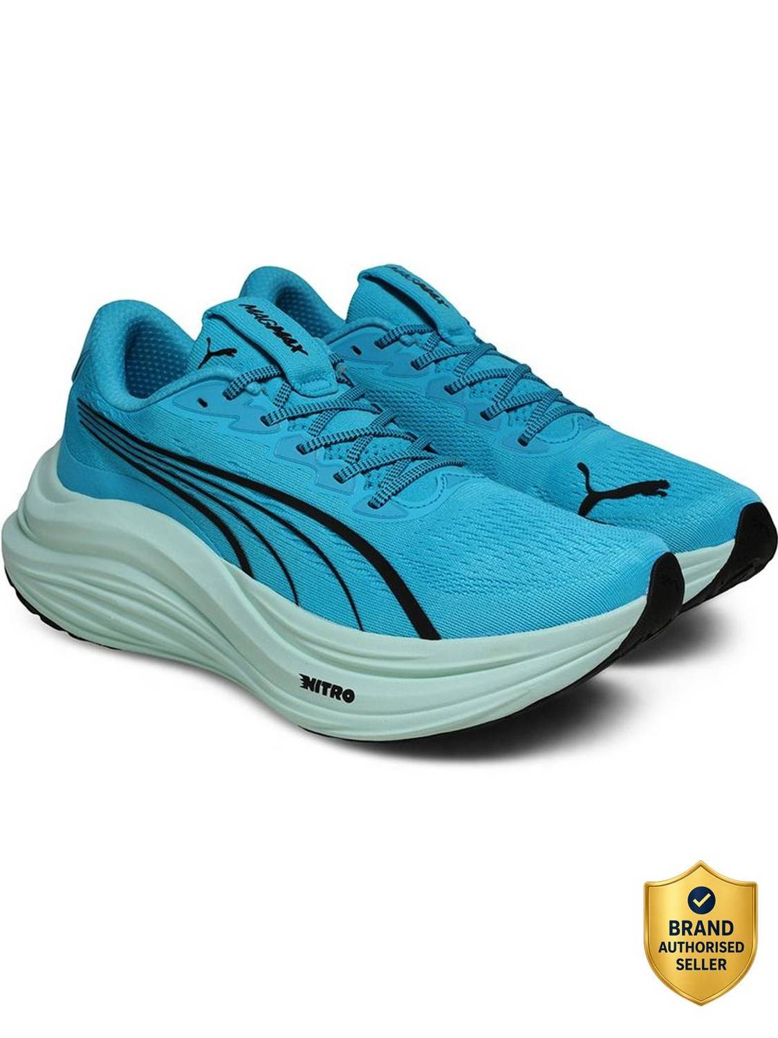 PUMA MagMax NITRO Men's Running Shoes Blue - Image 1