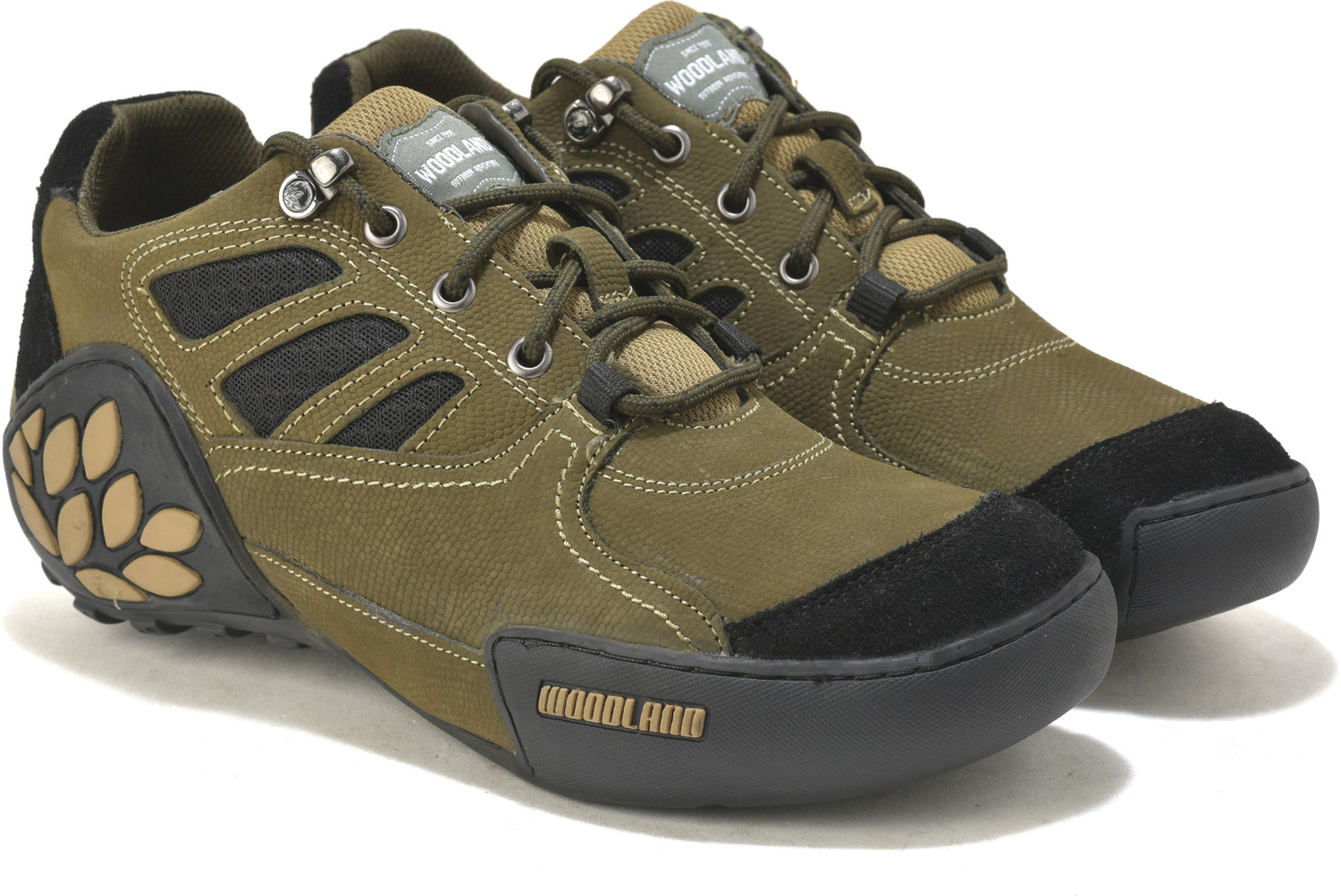 Image of WOODLAND Lace Up Lightweight Breathable Comfortable Daily Use Casuals For Men