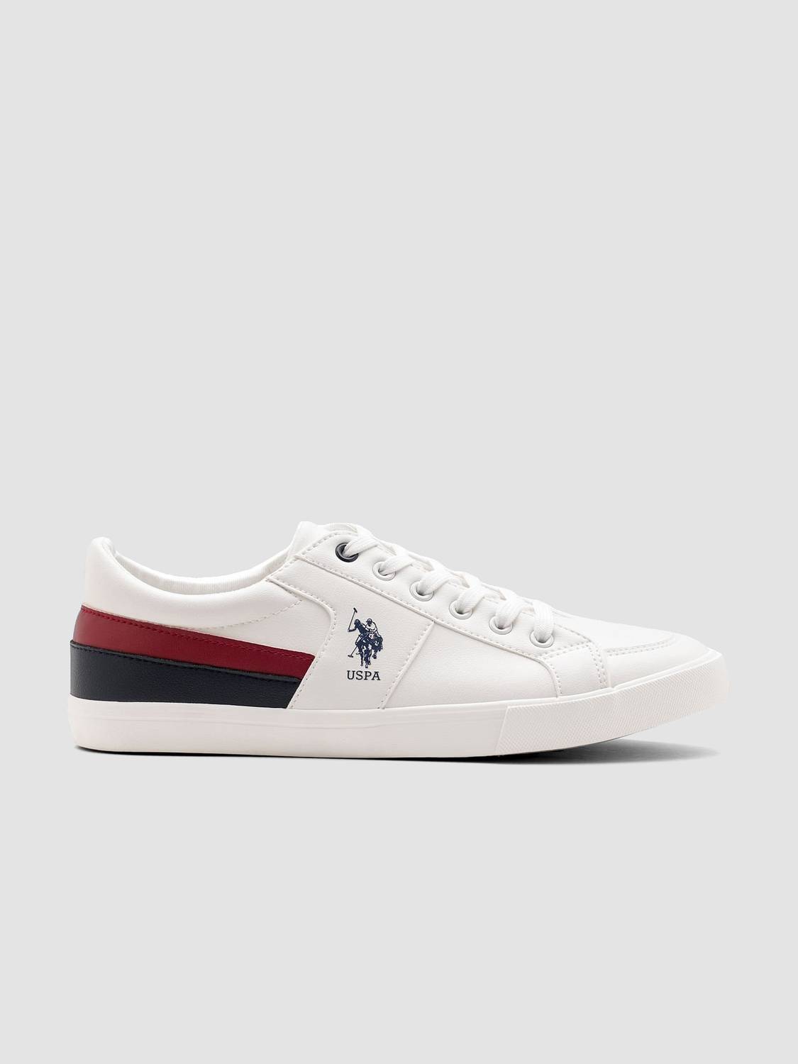 U.S. POLO ASSN. CLARKIN 7.0 Sneakers for Men, White - Image 4