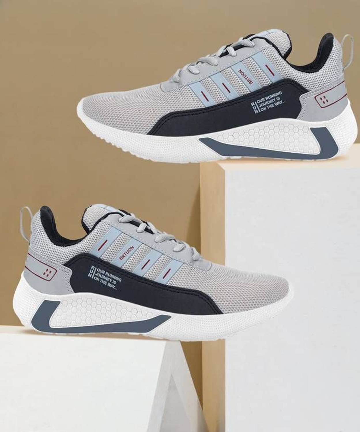 BRUTON Modern Trendy Shoes Sneakers For Men