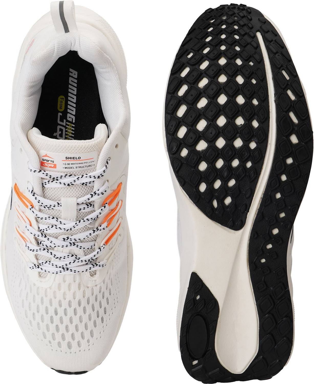 JQR MIRAGE Men White Running Shoes - Image 3