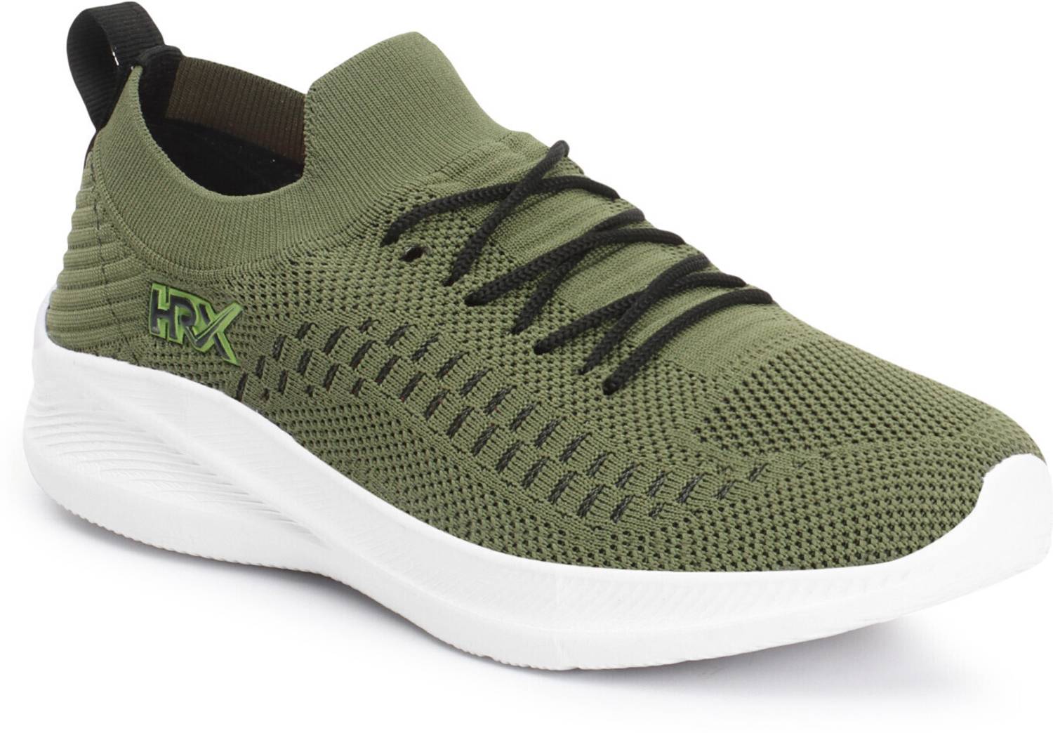 HRX by Hrithik Roshan EUROPE EVA-OLIVE BLACK Walking Shoes For Men